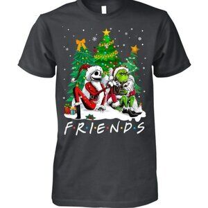 Friends Grinch T-Shirt Funny Christmas Holiday TV Show Graphic Tee103